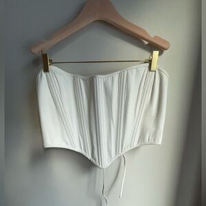 LBV White XL (size adjustable) Corset NWOT